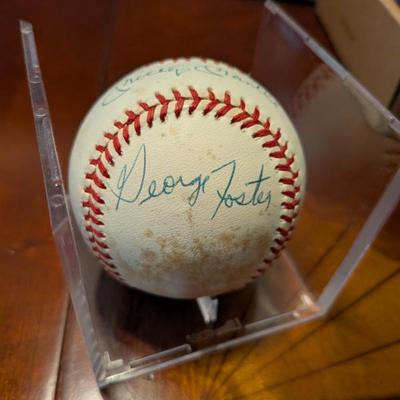 An extraordinary piece of baseball history! This official league baseball is a must-have for a serious collector, featuring the...
