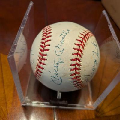 An extraordinary piece of baseball history! This official league baseball is a must-have for a serious collector, featuring the...