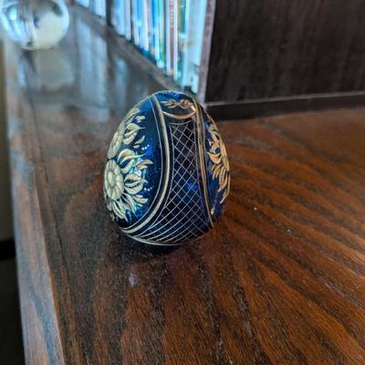 A beautiful and comprehensive collection of seven decorative glass eggs in the classic Fabergé style. Handcrafted in Russia, these eggs...