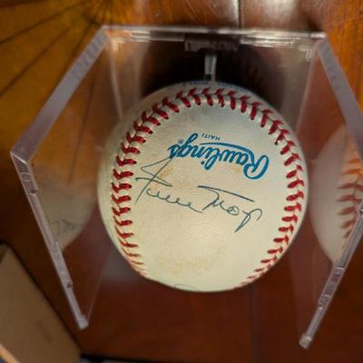 An extraordinary piece of baseball history! This official league baseball is a must-have for a serious collector, featuring the...