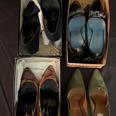 Lot 429: Vintage Women’s High Heels Lot – Size 6.5 – Saint Tropez, Jack Sandler, Hofheimer’s