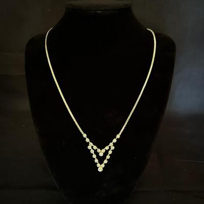 Lot 324: Lot Of Sterling Silver, Silver Plate, And Silver Look Necklaces And Earrings