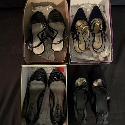 Lot 428: Lot of 4 Pairs Women’s High Heels – Size 8 – Apt. 9, Coup d’etat, Mootsies Tootsies, Casual