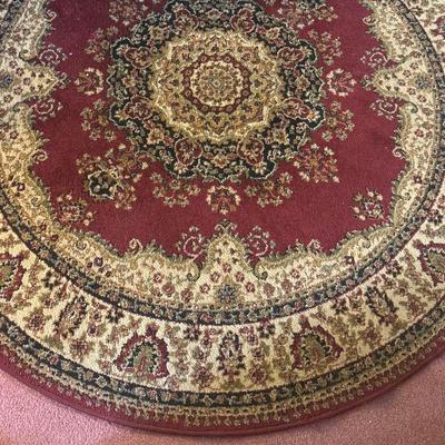 Lot 142:  5’3”—160x160 CM Round Rug Made In Turkey