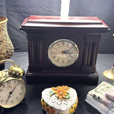 Lot 161:  Collection Of Brass And Clocks 