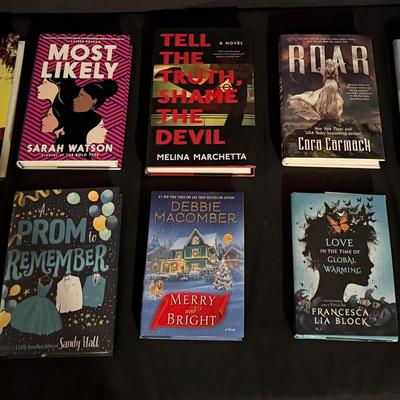 Lot 411: Lot of 10 Fiction Novels – Contemporary, YA, Romance & Fantasy Assortment