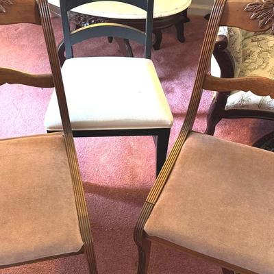 Lot 150:  Three Straight Chairs
