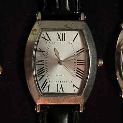 Lot 330: Lot of Fashion Quartz Watches – Arice, Quemex, Geneva & More