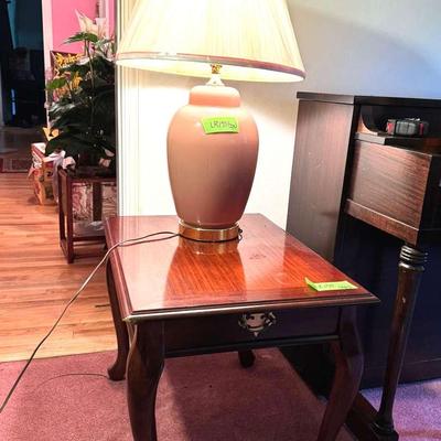 Lot 157: Table And Lamp