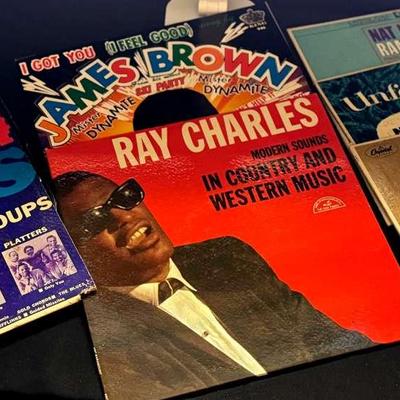 Lot 111:  Nat King Cole, Ray Charles, James Brown, Belafonte, And More!