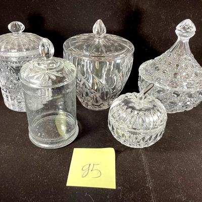Lot Of Glass Containers