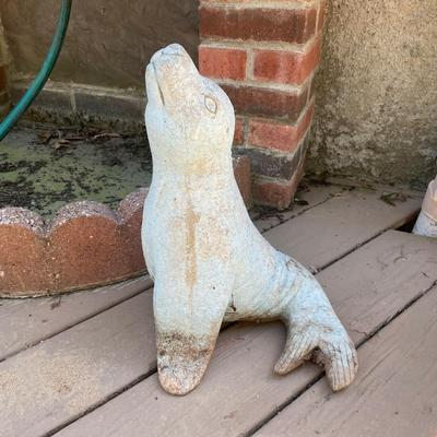 Plastic Seal Garden Statue