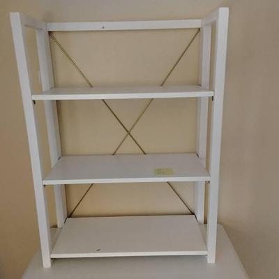 Contemporary White Bookshelf 