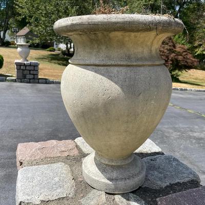 Pair Of Large Fiberglass Planter Pots