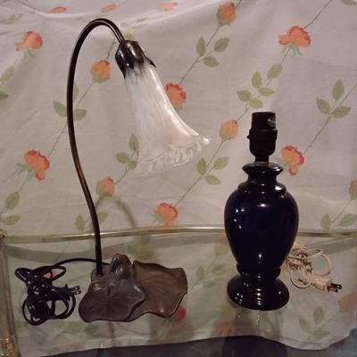 Two Small Table Lamps 