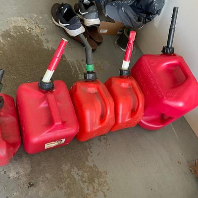 Lot Of Gas Cans