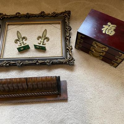 Lot Of Decor Including An Asian Style Chest