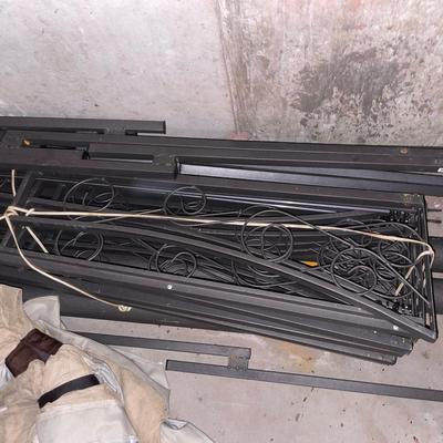 Metal Canopy Frame With Only Netting, No Canvas