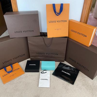 Lot Of Designer Bags And Boxes