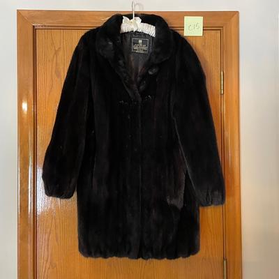 Genuine Black Mink Coat