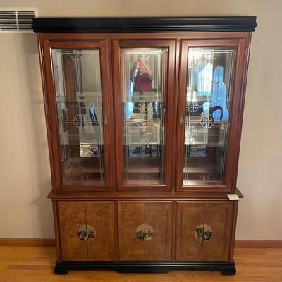 Asian Oriental Styled China Cabinet
