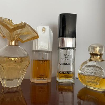 Lot Of 4 Used Designer Perfumes