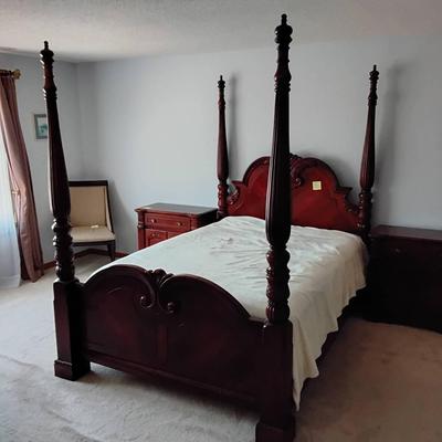 Large Four Post Bed