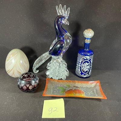 Lot Of Colored Glass