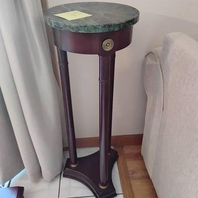 Marble Top Plant Stand 