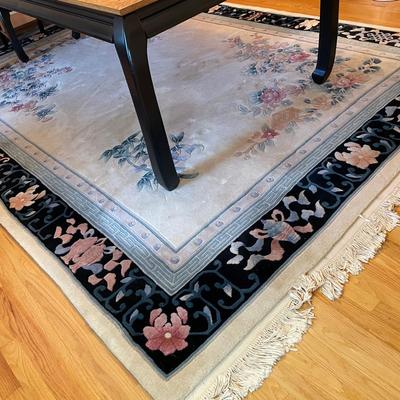 Large Wool Oriental Rug