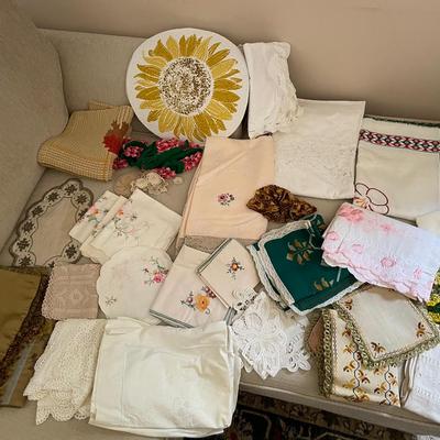 Lot Of Various Table Linens