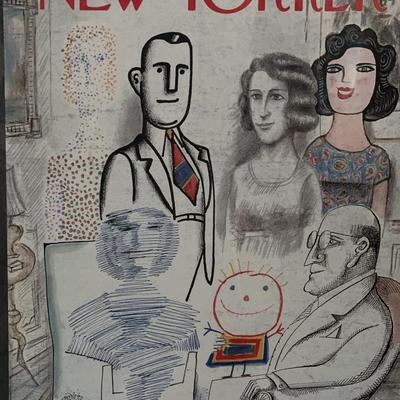 Saul Steinberg “Family Portrait” New Yorker Magazine, Cover Poster