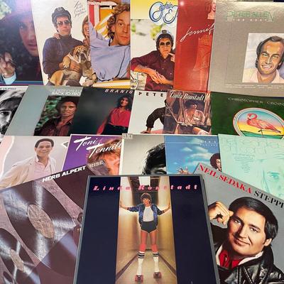 70s 80s Vintage Pop Vinyl Record Albums LP