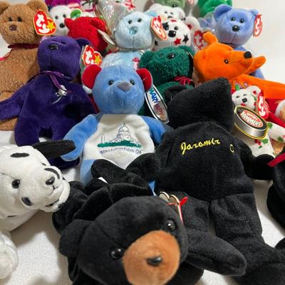  Vintage Beanie Babies, 28 Pcs 