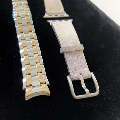 Watch Bands Meridio Leather And CYMA Stainless Steel 