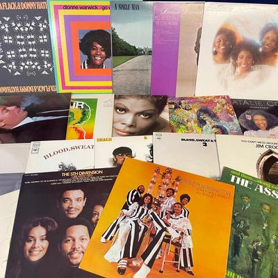 Vintage Rock And Roll , Rhythm And Blues Vinyl Record Albums 19pcs