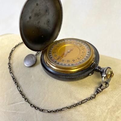 J Verhagen & Co Dual Dial Pocket Watch 