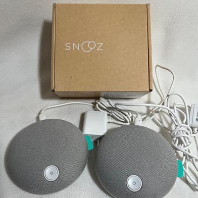 Snooz - Bi Button White Noise Machines, Cloud, Lot Of 3 