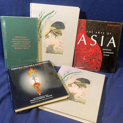 Asian Art Coffee Table Books, Set Of 5