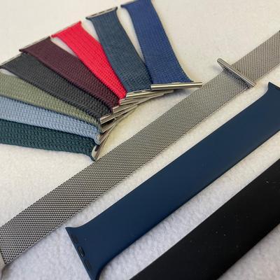 Apple Watch Bands Canvas, Metal And Silicone Size 4 11pcs 