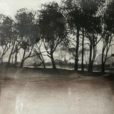 “Early Morning Rain” By Norman Ackroyd, Intaglio Etching On Paper, Ed 28/40