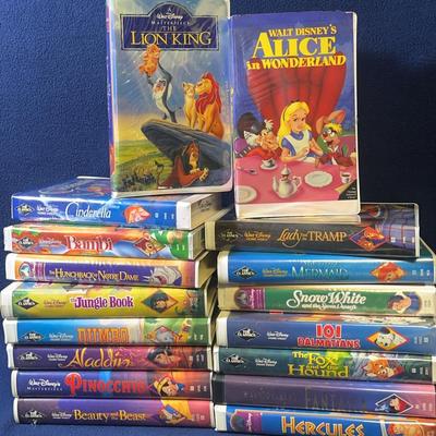Walt Disney VHS Movie Collection, 17 Pcs