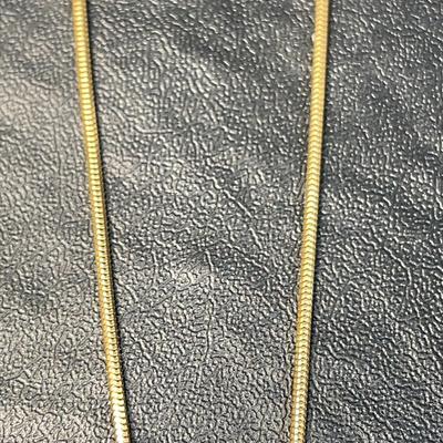 14K 20” Snake Chain Necklace 