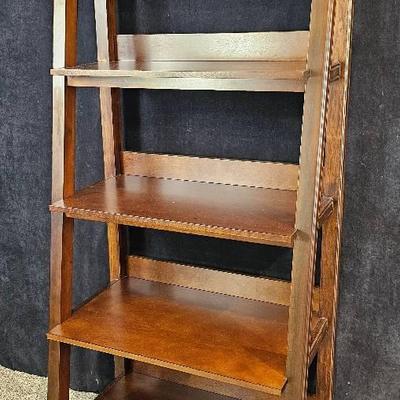 Wooden A-Frame Shelving Unit