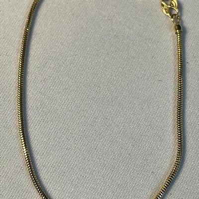 14K 7” Snake Chain Bracelet 