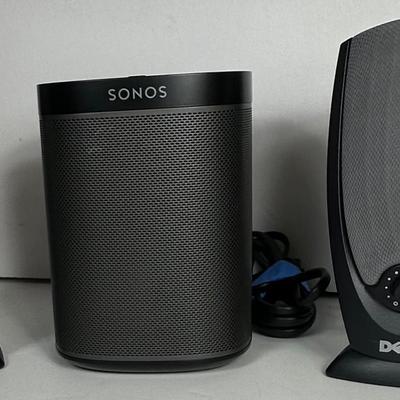 Sonos 'Play 1' Speaker (1) + Dell Computer Speakers (2)