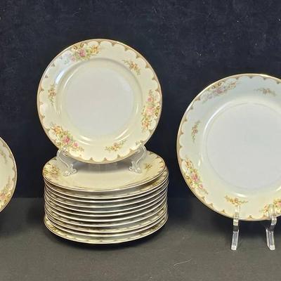 Royal Embassy 'Lincoln' Porcelain China Bread/Butter Plates (12) + Soup (12) & Berry (12) Bowls 
