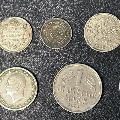 Pre 1964 Old Foreign Coins (9)