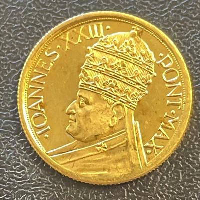 Vatican City, Pope John The XX111 90% Gold Coin 