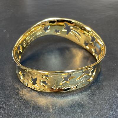 Andy Warhol ‘So Many Stars’ Brass Bangle Bracelet 